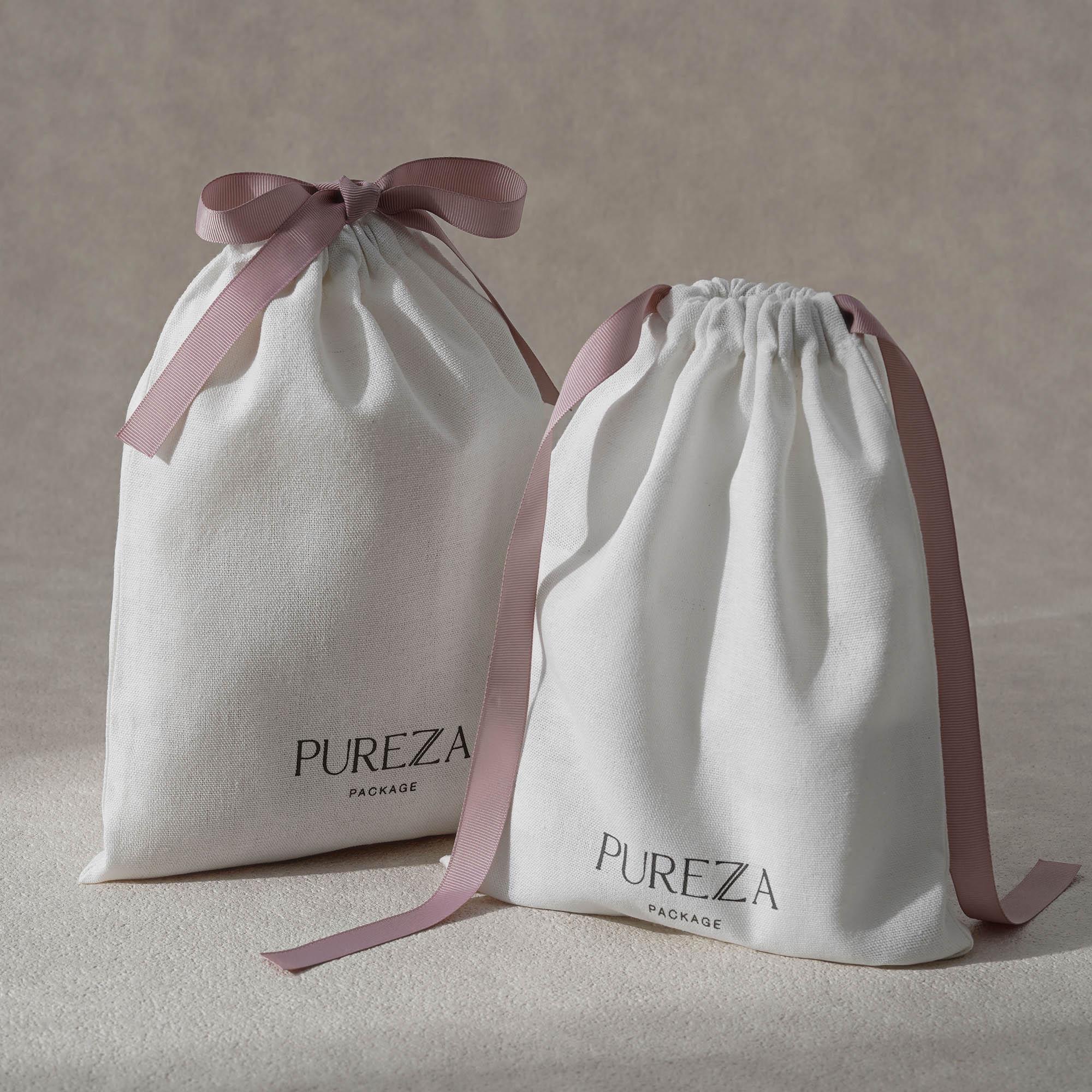 Luxury Skincare Packaging - Katoenen trekkoordtas, milieuvriendelijke herbruikbare tas met