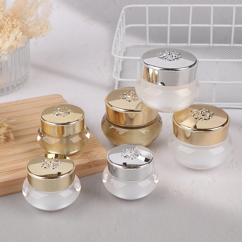 Luxury Skincare Packaging - Acryl lege reiscrèmepotten 5/10/20g hervulbare flessen