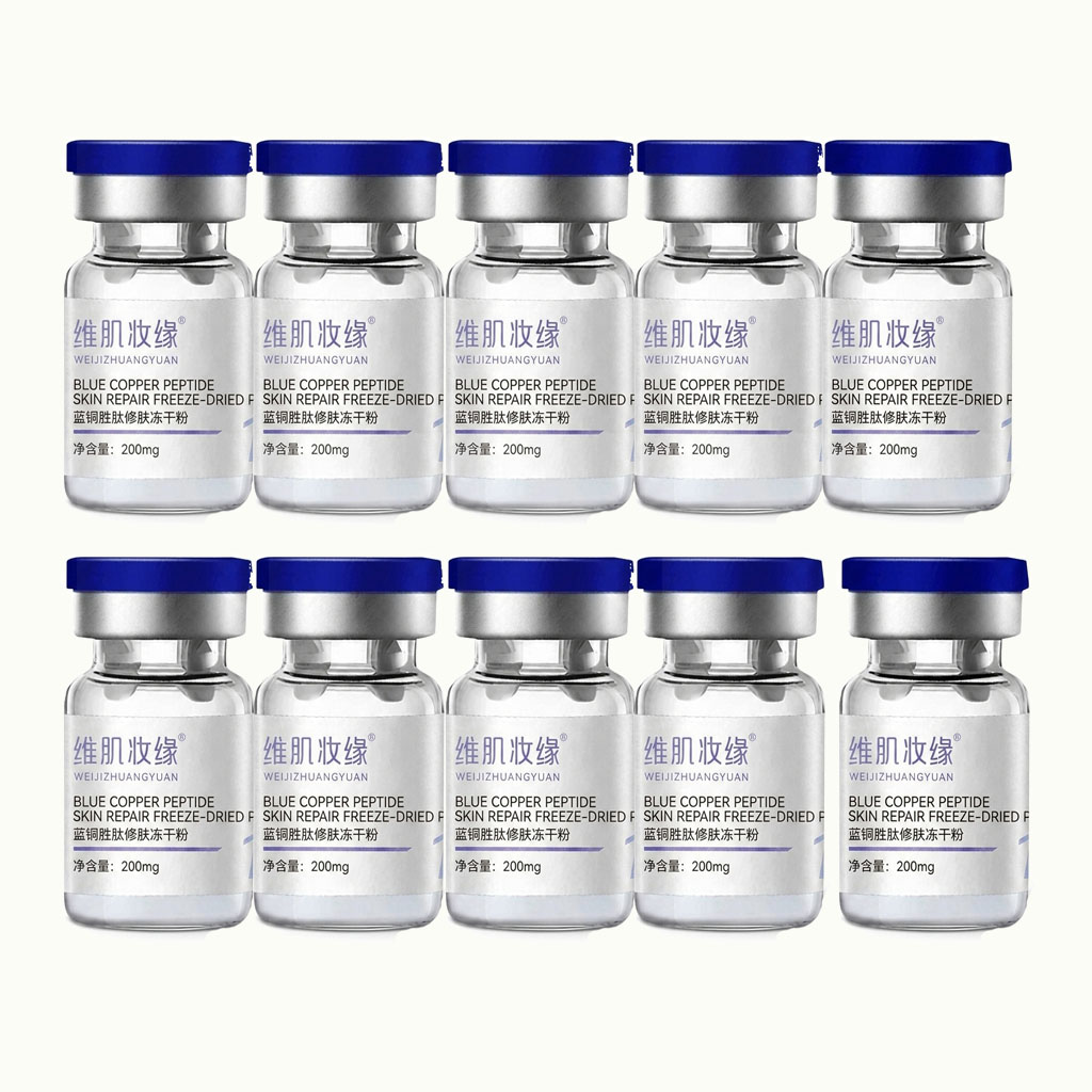 Luxury Skincare Brands - Blauw Koper Peptide GHK-CU Koper Gevriesdroogd
