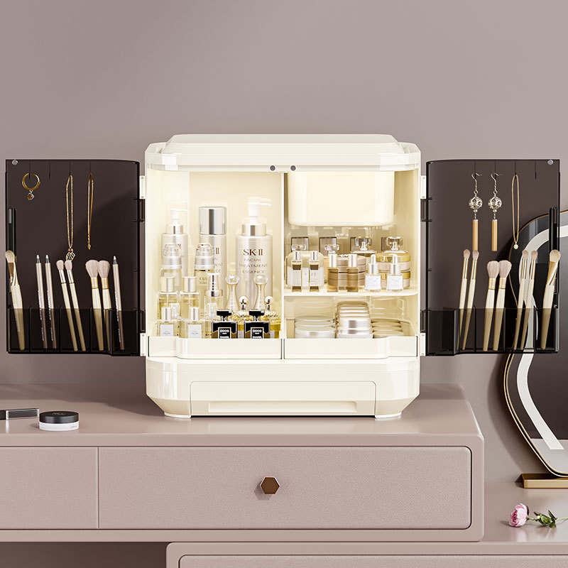 Cosmetica-opbergdoos met spieg - Luxury Skincare Tools recensie en prijs