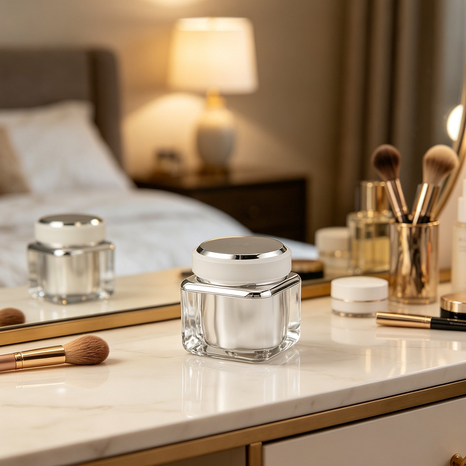 Navulbare luxe set flesjes voo - Luxury Skincare Packaging recensie en prijs